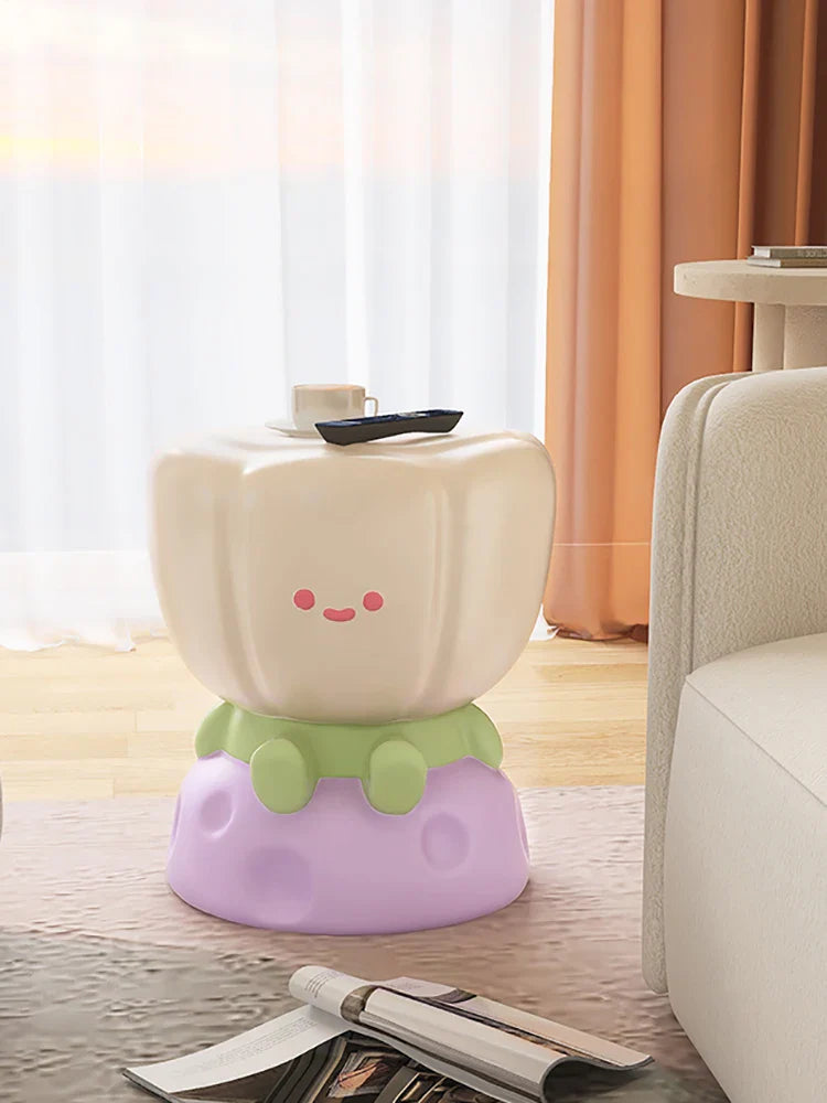 Kawaii Tulip Flower Side Table