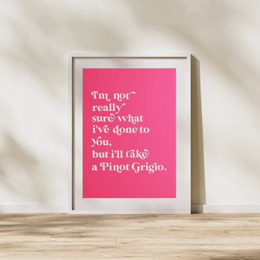 stassi vanderpump rules wall art printable | cute print | fashion art | pink wall art | printable wall art | digital download | pinot grigio