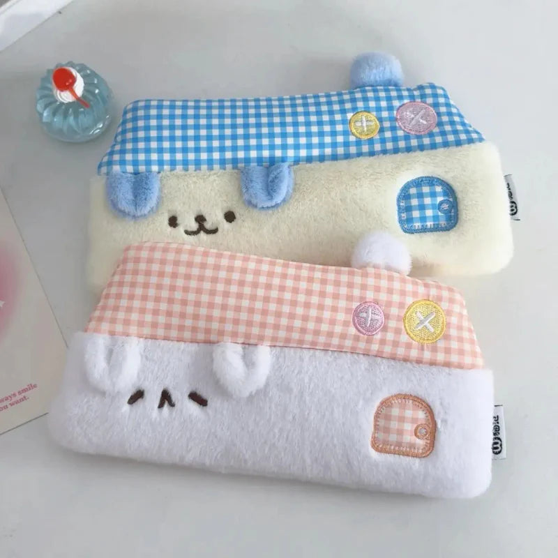 Kawaii Puppy House Pencil Bag
