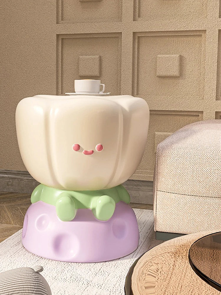 Kawaii Tulip Flower Side Table